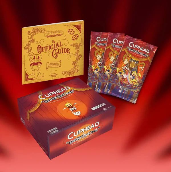 Cuphead Out Of The Cards Official Trading Cards Box + Promo card -
