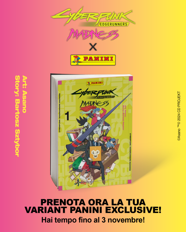 Cyberpunk – Edgerunners Madness 1 – Variant Panini Exclusive – Panini Comics – Italiano