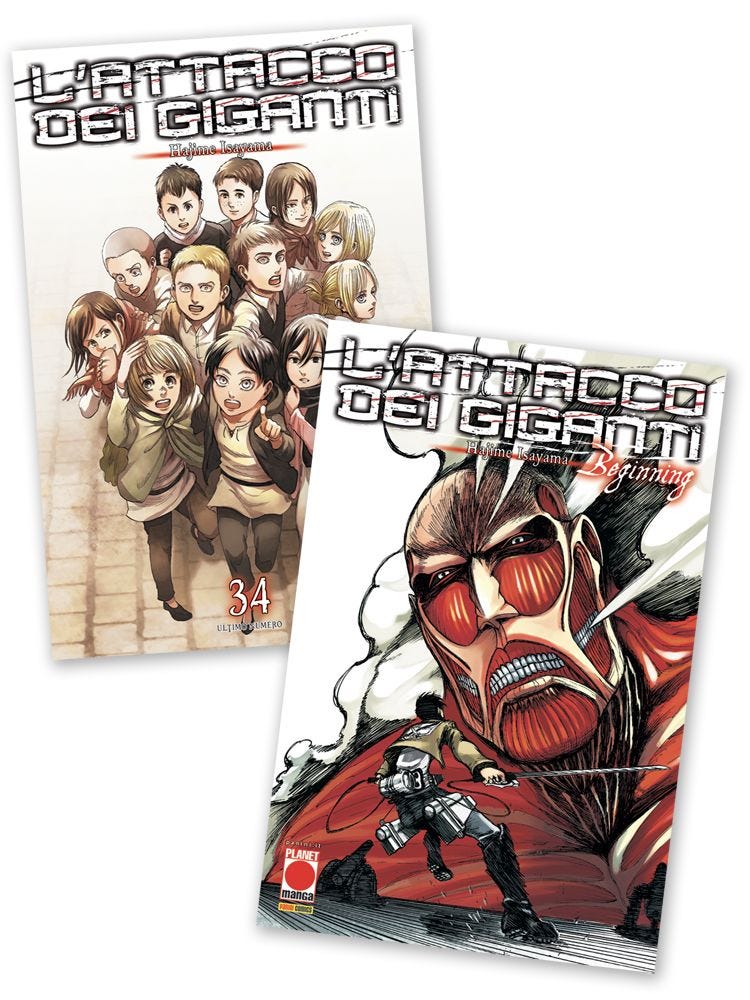 L’Attacco dei Giganti 34 – Bundle Beginning – Panini Comics – Italiano