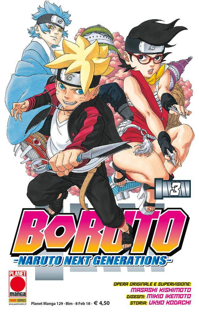 Boruto – Naruto Next Generations 3 – Seconda Ristampa – Panini Comics – Italiano