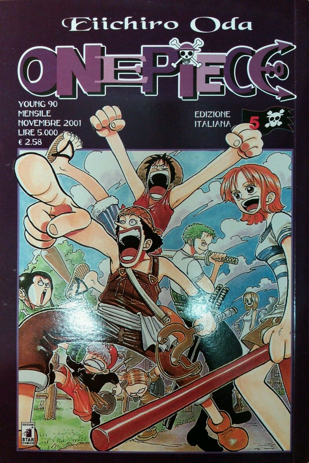 One Piece – Serie Blu 5 – Young 90 – Edizioni Star Comics – Italiano