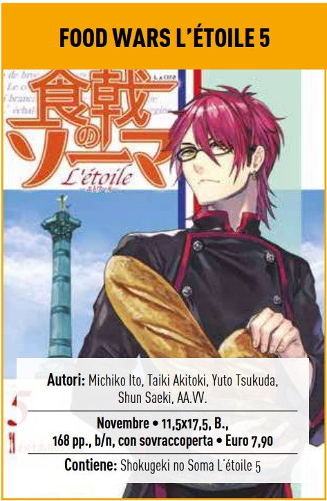 Food Wars – L’Etoile 5 – Panini Comics – Italiano