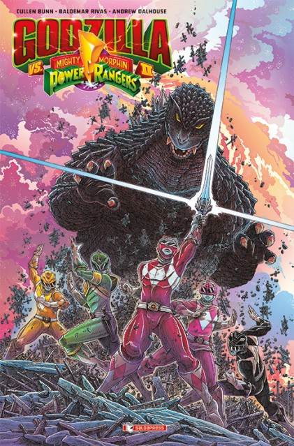 Godzilla vs. Mighty Morphin Power Rangers II VARIANT - Saldapress - Italiano