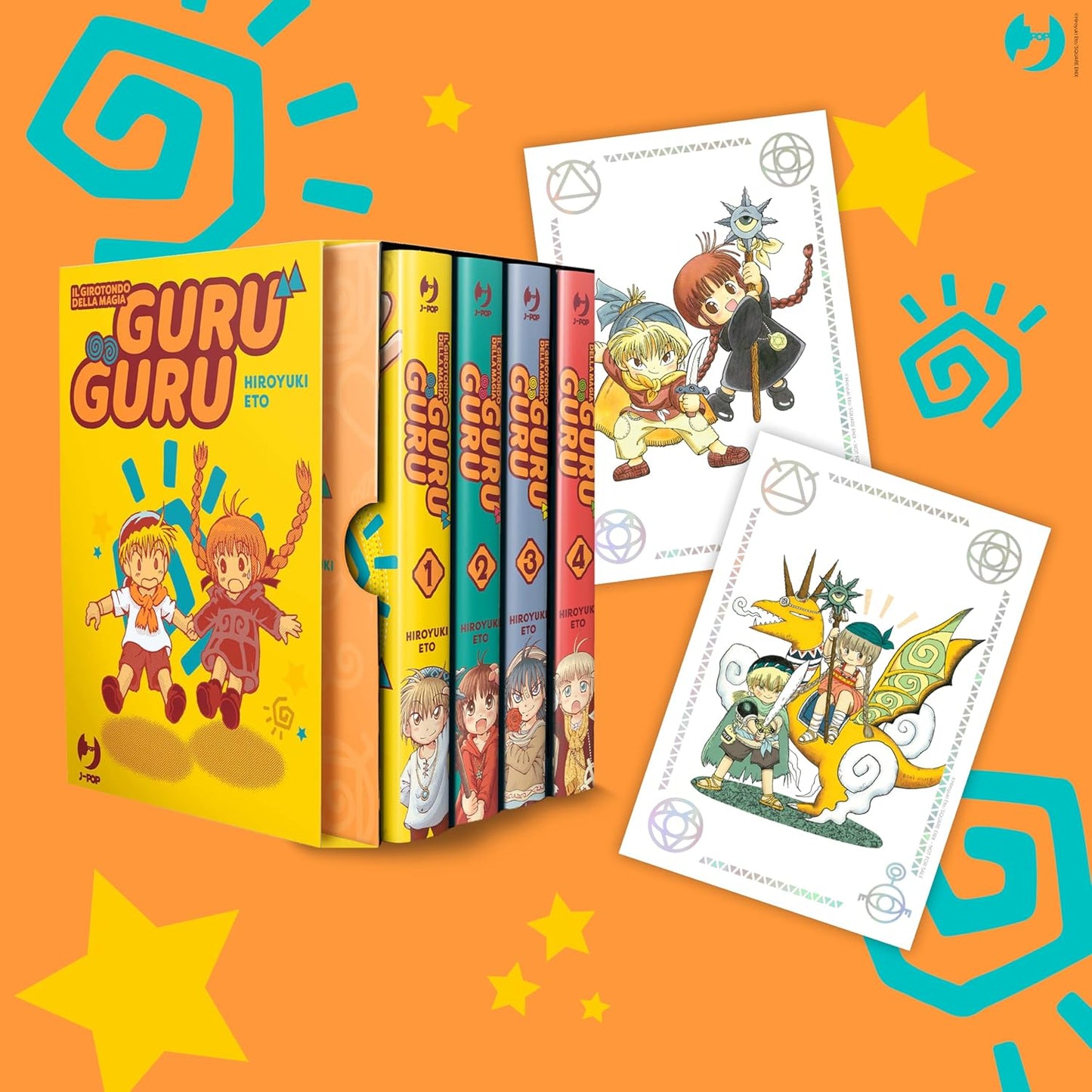 Guru Guru – Il Girotondo della Magia Cofanetto Box 1 (Vol. 1-4) – Jpop – Italiano