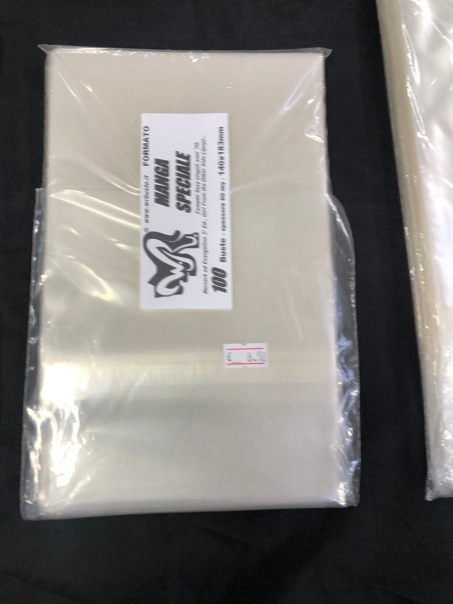 MANGA SPECIALE 140x183 mm WR BUSTE 100 Buste Protettive per fumetti