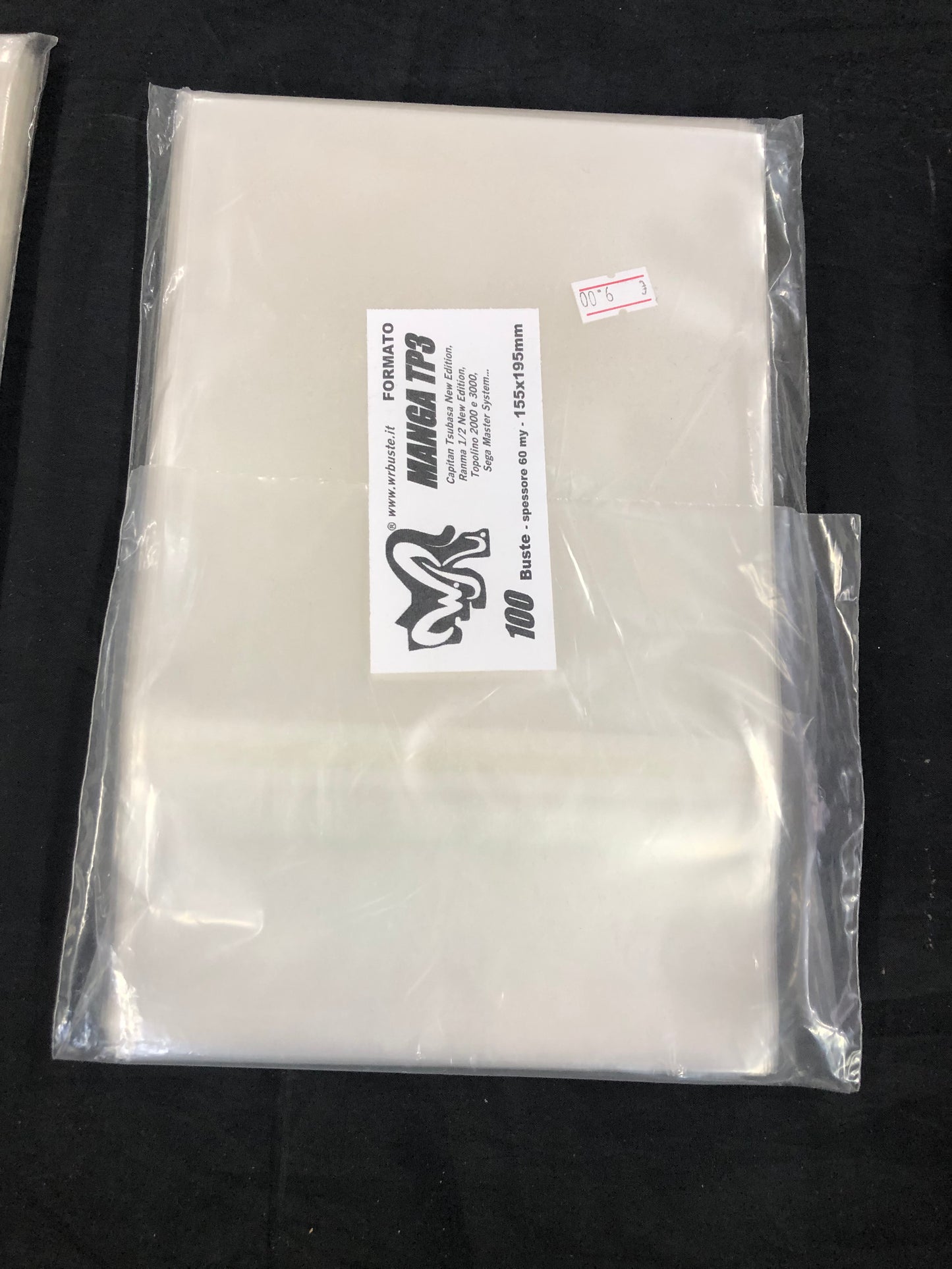 MANGA TP3 155x195 mm WR BUSTE 100 Buste Protettive per fumetti