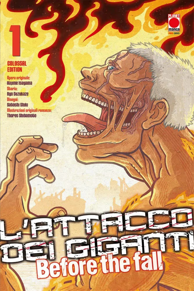L’Attacco dei Giganti – Before the Fall – Colossal Edition 1 – Panini Comics – Italiano