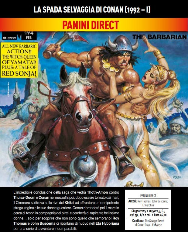 La Spada Selvaggia di Conan Vol. 33 – 1992 (1) – Panini Comics – Italiano