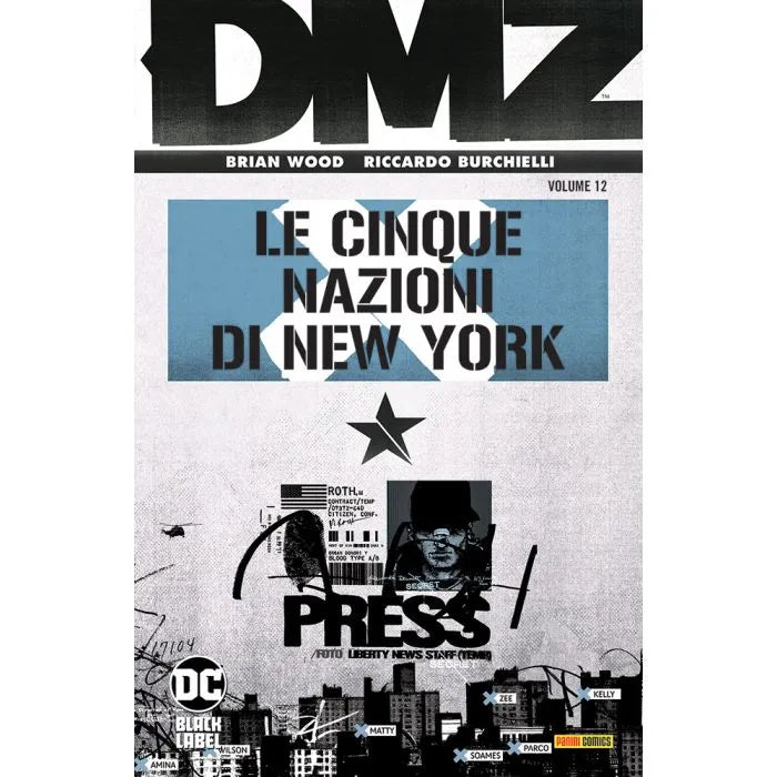 DMZ 12 Le Cinque Nazioni di New York DC Black Label Hits