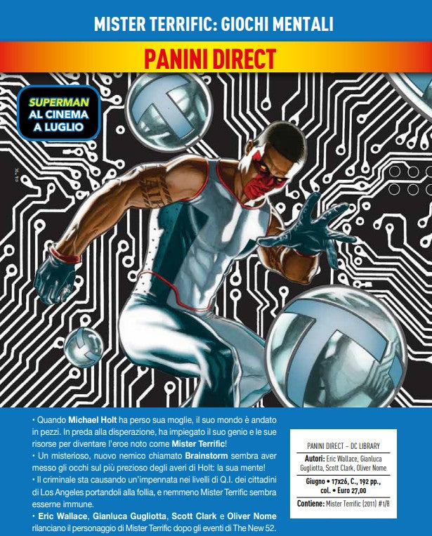 Mister Terrific – Giochi Mentali – DC Library – Panini Comics – Italiano