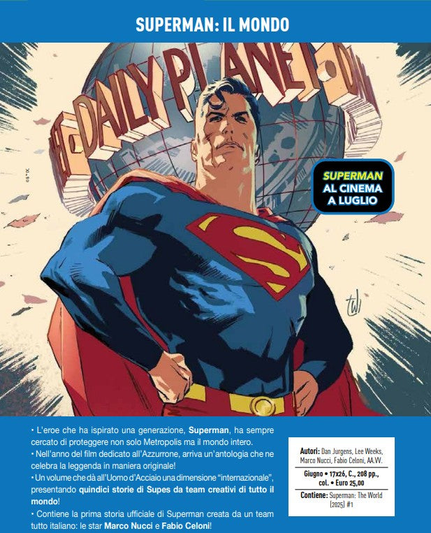 Superman – Il Mondo – Panini Comics – Italiano