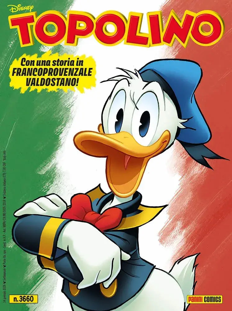 Topolino 3660 - Versione Dialetto Francoprovenzale Valdostano - Panini Comics - Italiano