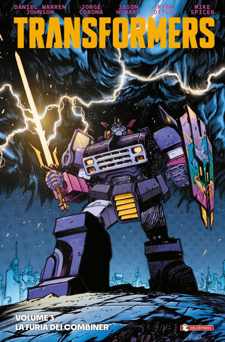 Transformers Vol. 3 VARIANT– La Furia dei Combiner – Energon Universe – Saldapress – Italiano