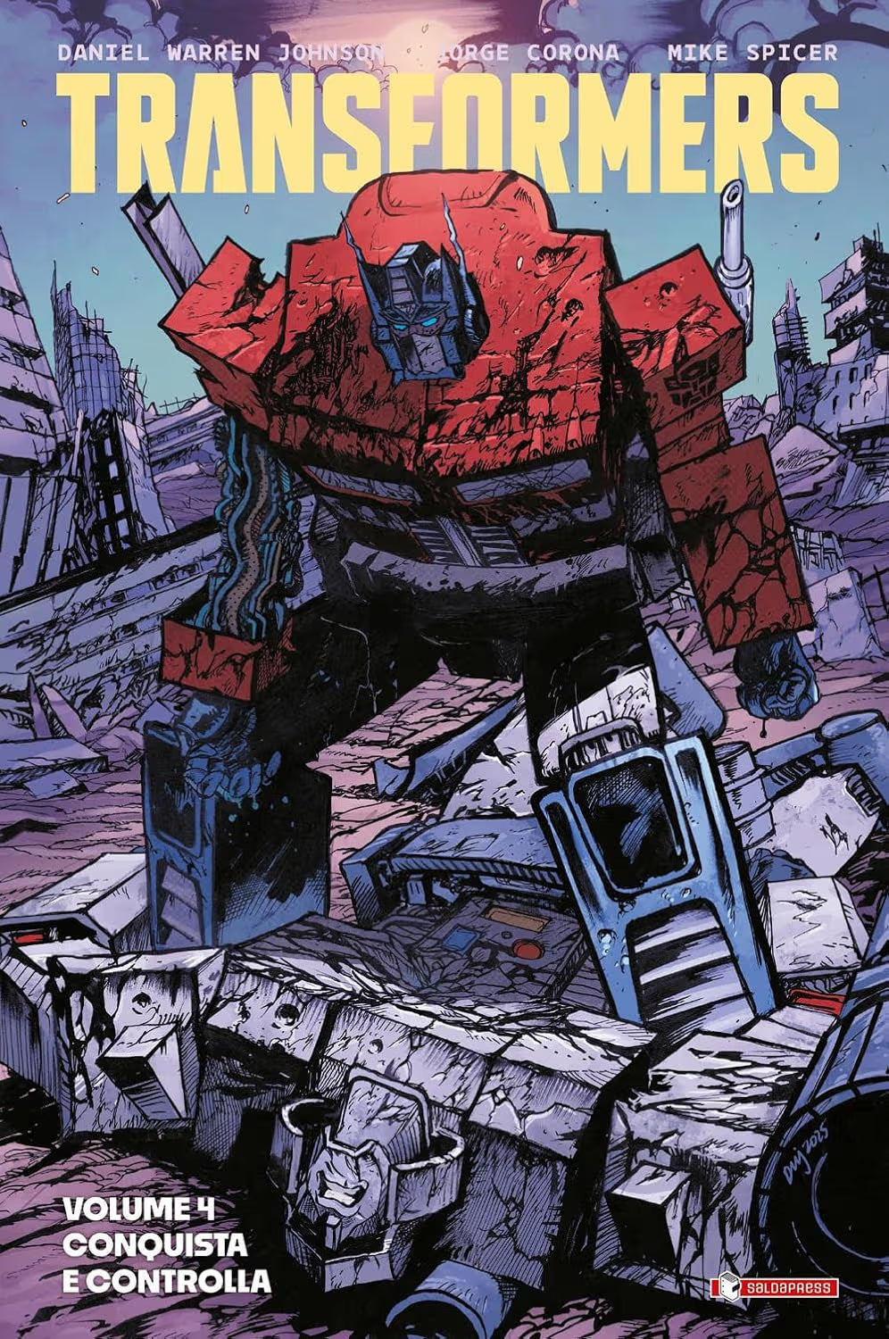 Transformers Vol. 4 - Conquista e Controlla - Energon Universe - Saldapress - It