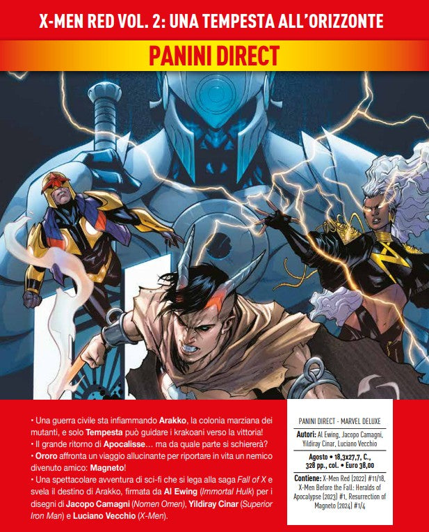 X-Men Red Vol. 2 – Una Tempesta all’Orizzonte – Marvel Deluxe – Panini Comics – Italiano