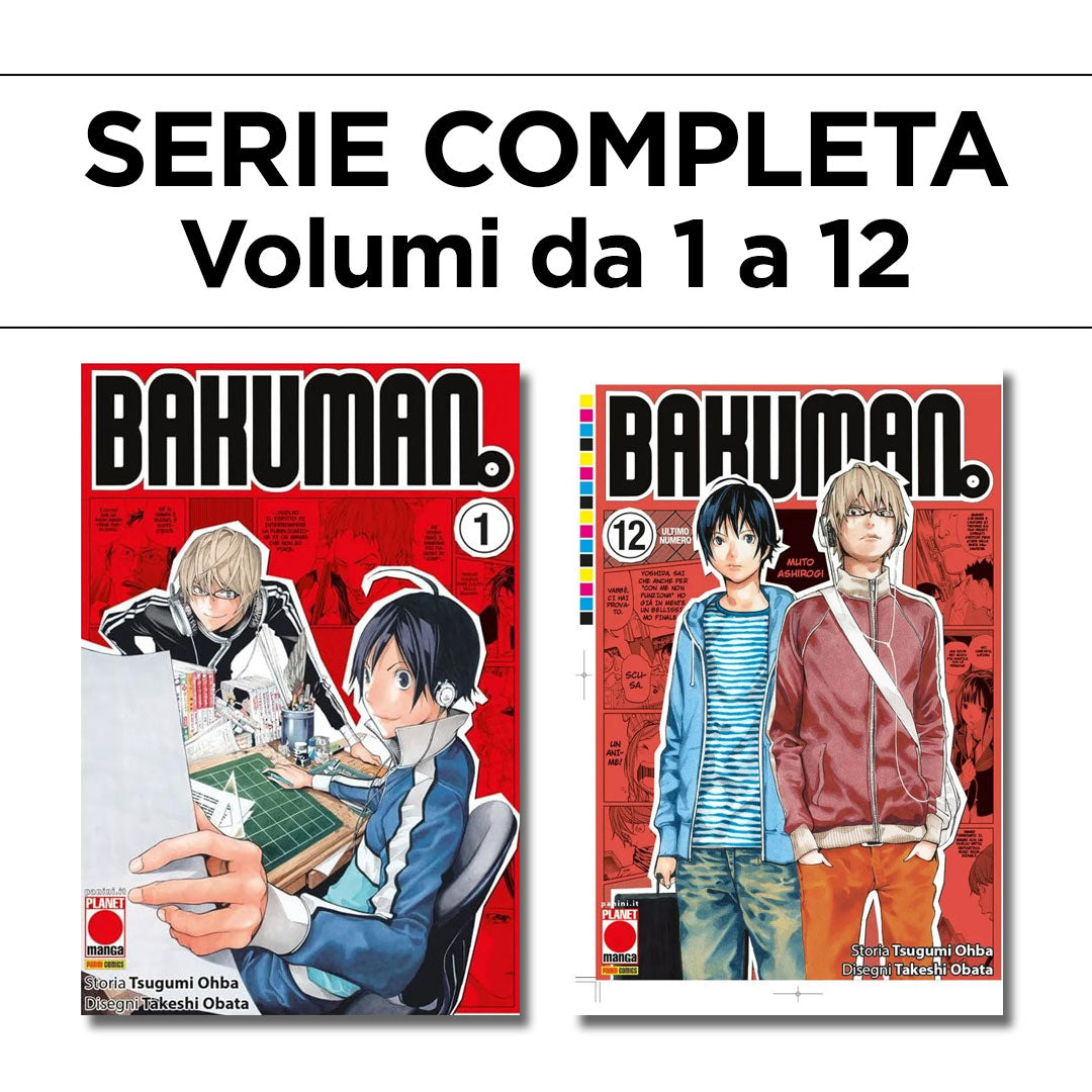 Bakuman. 1/12 – Serie Completa – Panini Comics – Italiano