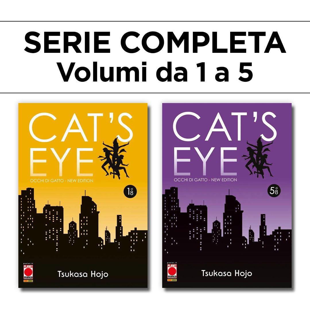 Cat’s Eye – Occhi di Gatto – New Edition 1/5 – Serie Completa – Panini Comics – Italiano