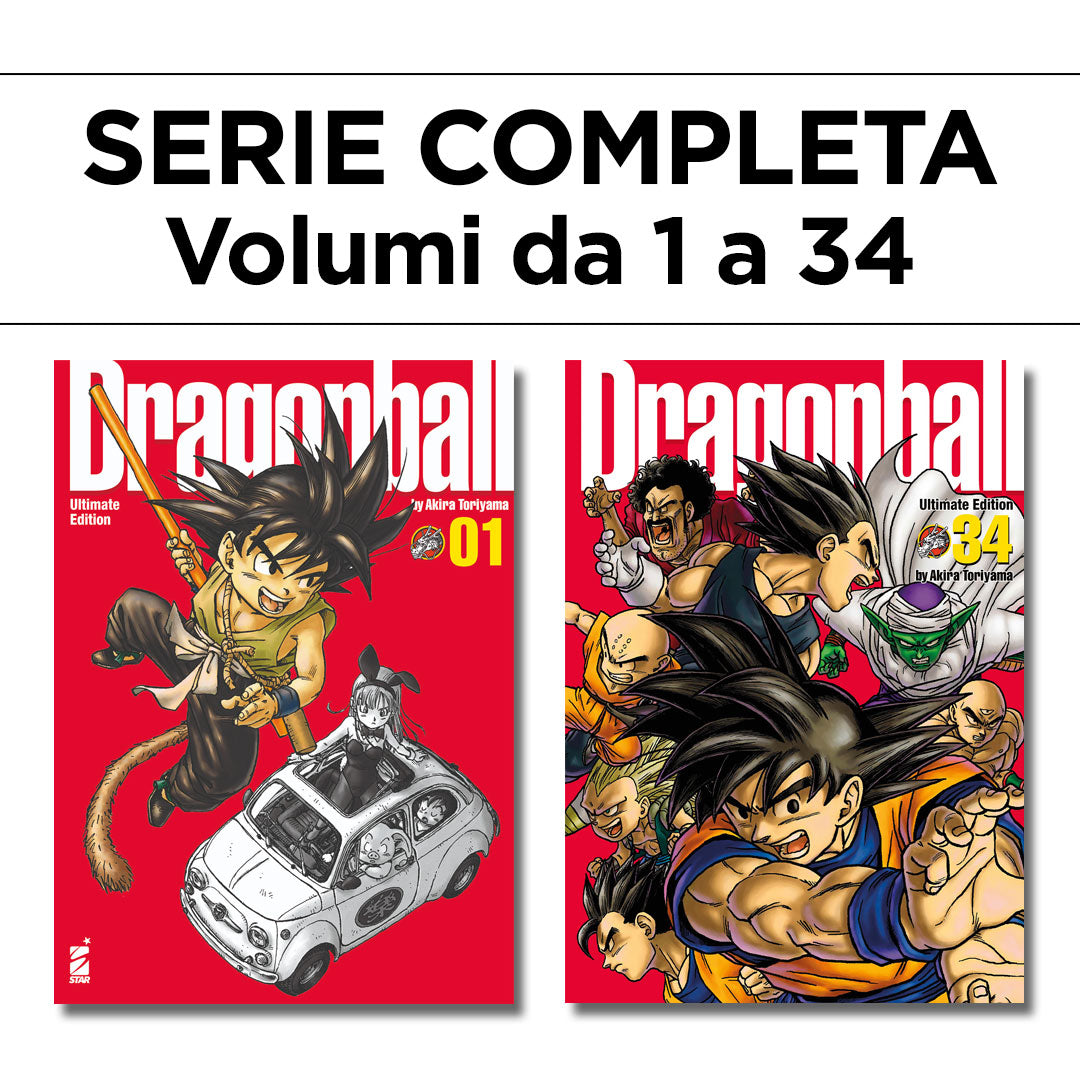 Dragon Ball – Ultimate Edition 1/34 – Serie Completa – Edizioni Star Comics – Italiano