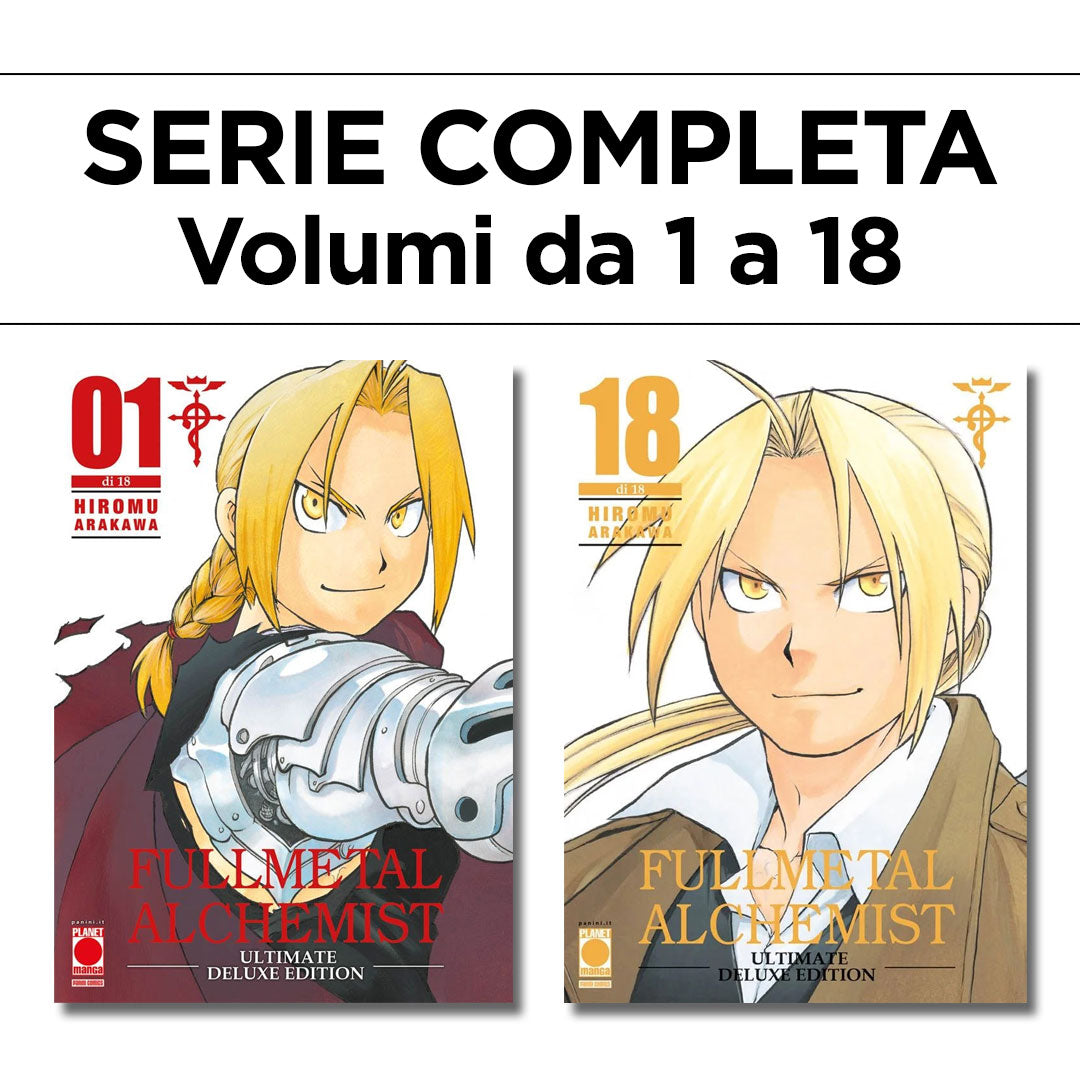 Fullmetal Alchemist – Ultimate Deluxe Edition 1/18 – Serie Completa – Panini Comics – Italiano