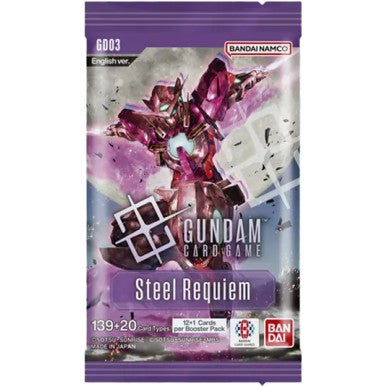 Gundam Card Game - Steel Requiem GD03 - Display da 24 Buste (ENG)