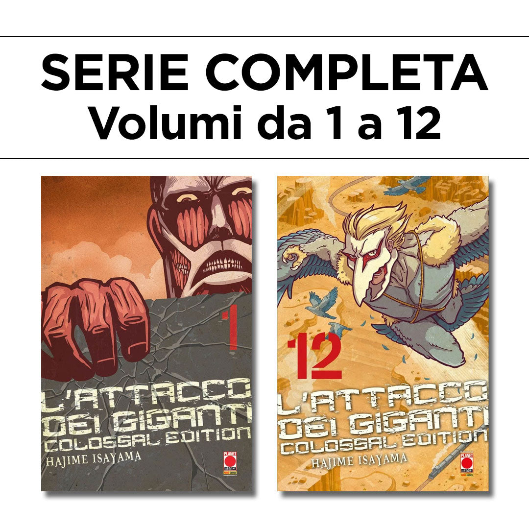 L’Attacco dei Giganti Colossal Edition 1/12 – Ristampa – Serie Completa – Panini Comics – Italiano