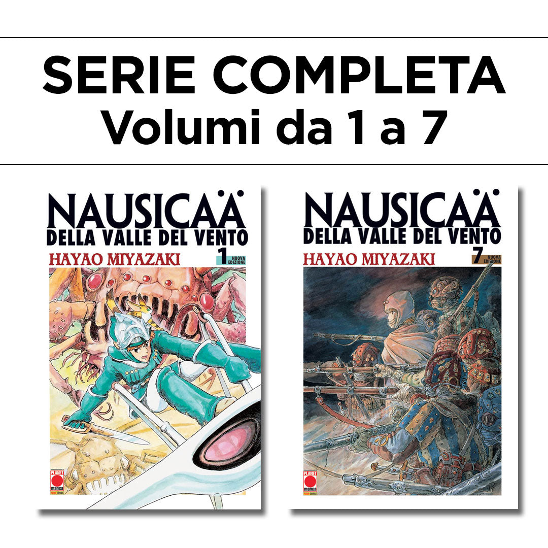 Nausicaa della Valle del Vento 1/7 – Ristampa – Serie Completa – Panini Comics – Italiano