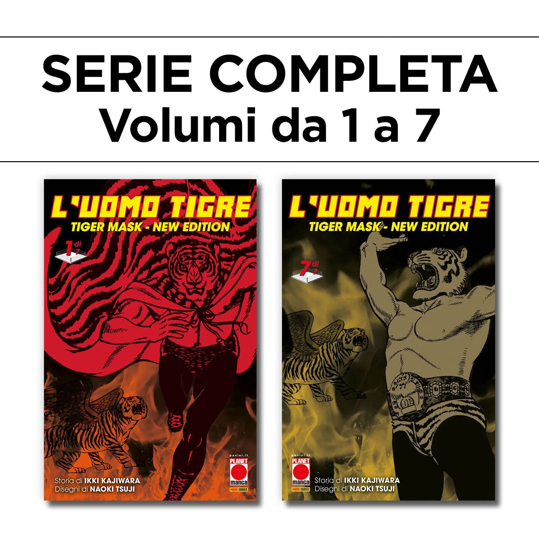 L’Uomo Tigre – Tiger Mask – New Edition 1/7 – Serie Completa – Panini Comics – Italiano