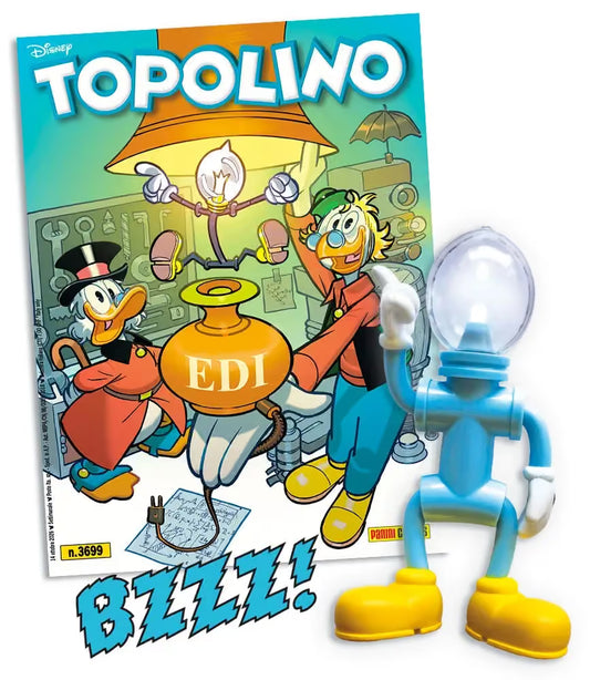 Topolino - Supertopolino 3699 + Lampada Led - Edi Amico Geniale - Panini Comics - Italiano