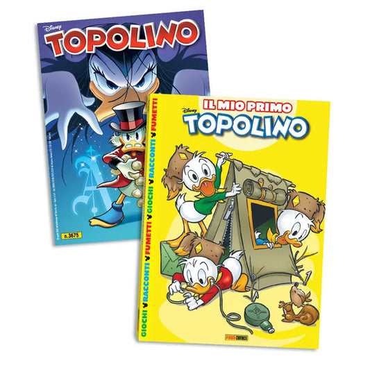 Topolino - Supertopolino 3675 + Il Mio Primo Topolino 6 - Panini Comics - Italiano