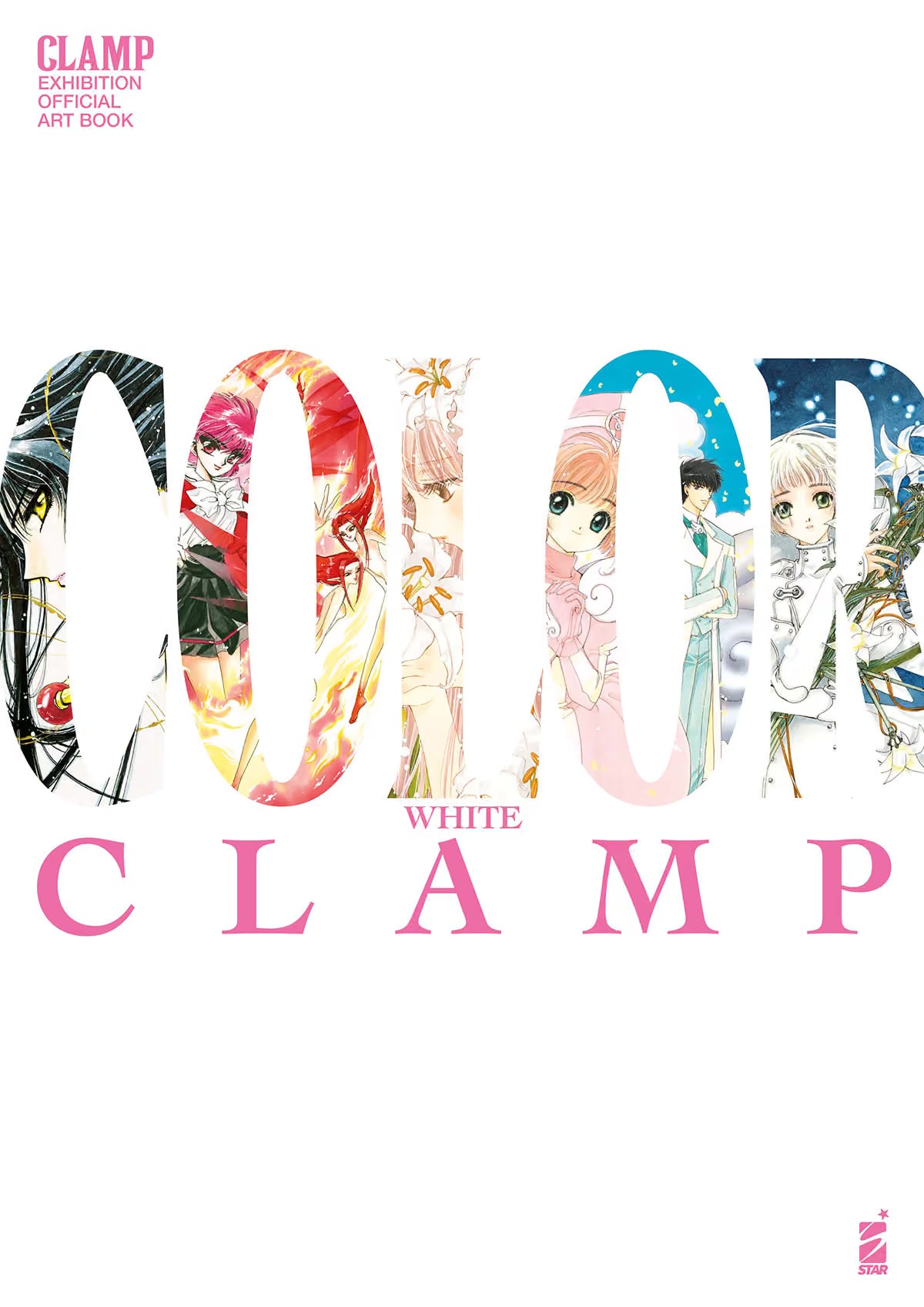 Clamp Exhibition Official Art Book - Color White - Art Label 4 - Edizioni Star Comics - Italiano