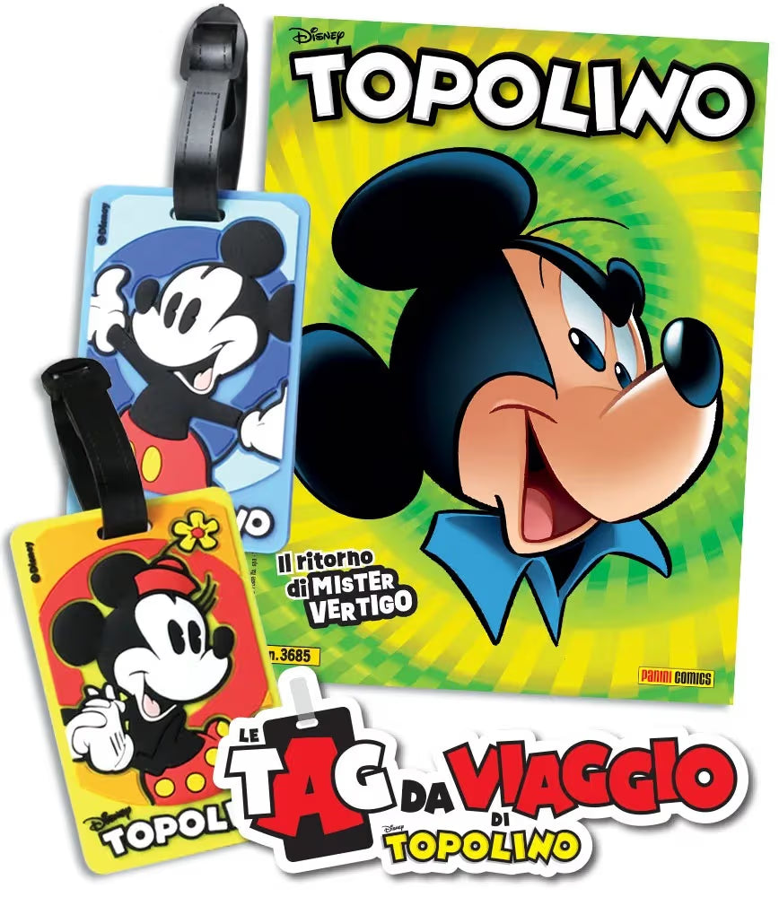 Topolino - Supertopolino 3685 + Le Tag da Viaggio di Topolino - Panini Comics -