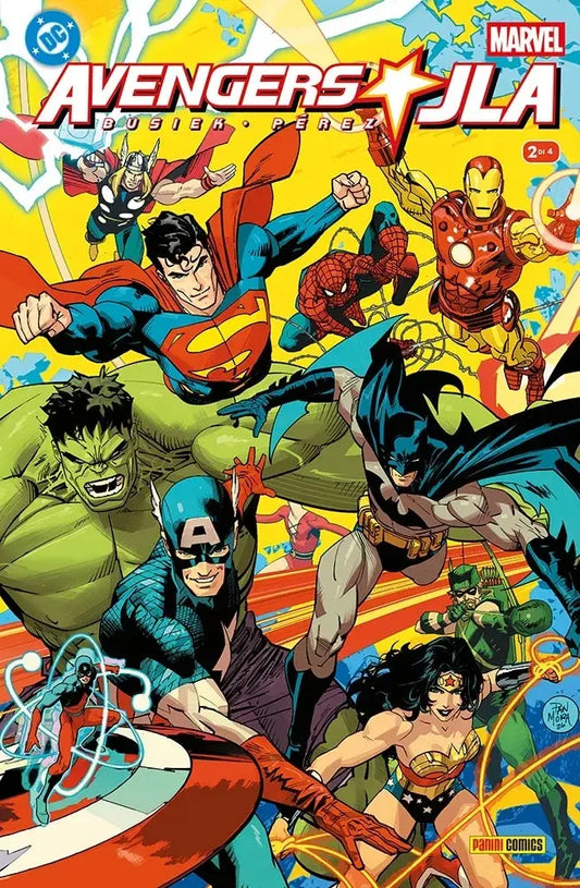 Avengers / JLA 2 - Variant Wraparound Dan Mora - DC Facsimile Edition - Panini Comics - Italiano