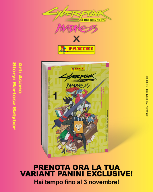 Cyberpunk – Edgerunners Madness 1 – Variant Panini Exclusive – Panini Comics – Italiano