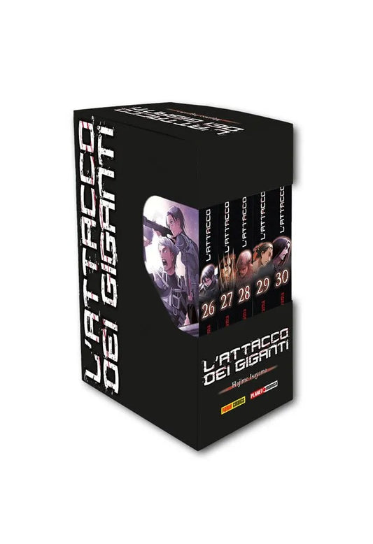 L’Attacco dei Giganti Cofanetto 6 (26-30) – Panini Comics – Italiano