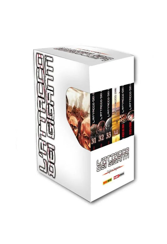 L’Attacco dei Giganti Cofanetto 7 (31-34) – Panini Comics – Italiano