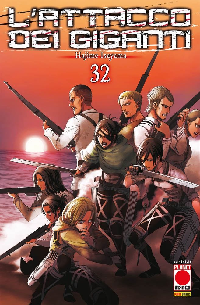 L’Attacco dei Giganti 32 – Prima Ristampa – Panini Comics – Italiano