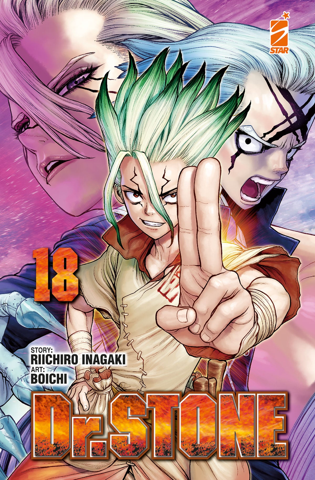 Dr. Stone 18 – Dragon 281 – Edizioni Star Comics – Italiano
