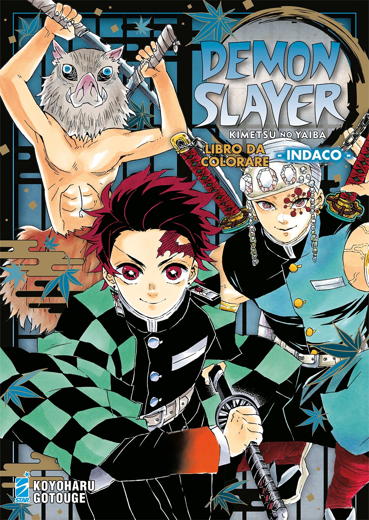 Demon Slayer – Kimetsu No Yaiba – Libro da Colorare 4 – Indaco – Edizioni Star Comics – Italiano