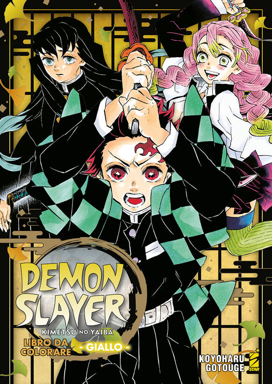 Demon Slayer – Kimetsu No Yaiba – Libro da Colorare 5 – Giallo – Edizioni Star Comics – Italiano