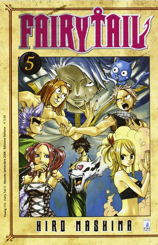 Fairy Tail 5 – Young 172 – Edizioni Star Comics – Italiano