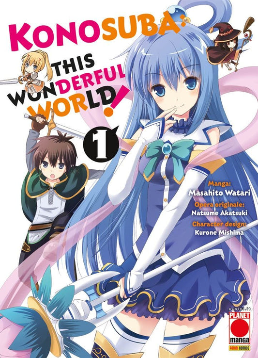 Konosuba! – This Wonderful World 1 – Capolavori Manga 143 – Panini Comics – Italiano