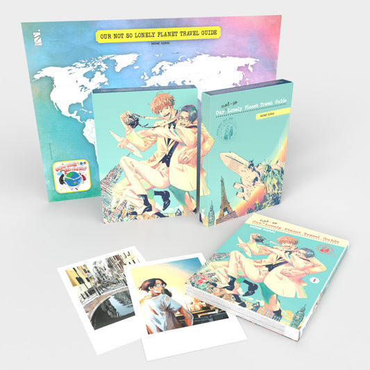 Our Not So Lonely Planet Travel Guide 1 + Cofanetto Box Set (2 Illustration Card + Mappa del Mondo da Colorare) – Variant – Queer Limited 32 – Edizioni Star Comics – Italiano