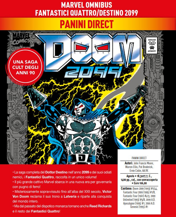 Fantastici Quattro / Destino 2099 – Marvel Omnibus – Panini Comics – Italiano