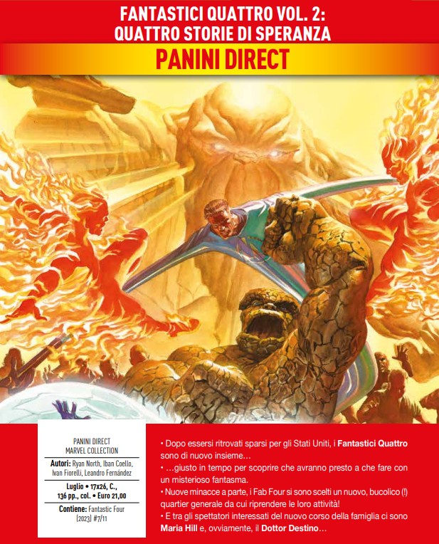 Fantastici Quattro Vol. 2 – Quattro Storie di Speranza – Marvel Collection – Panini Comics – Italiano