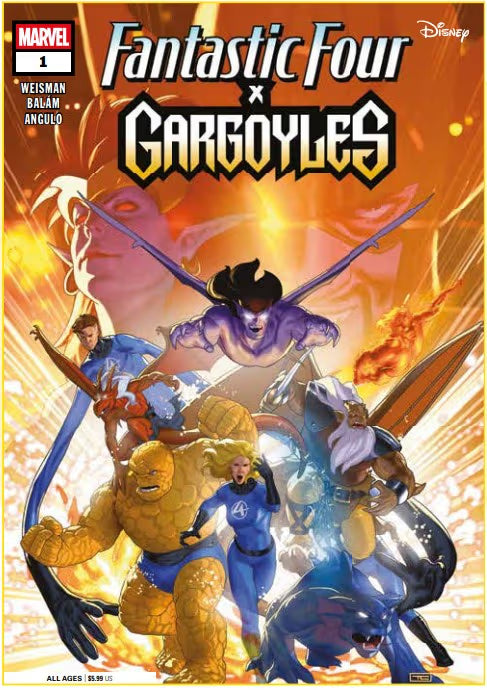 Fantastici Quattro x Gargoyles - Disney Against 1 - Panini Comics - Italiano