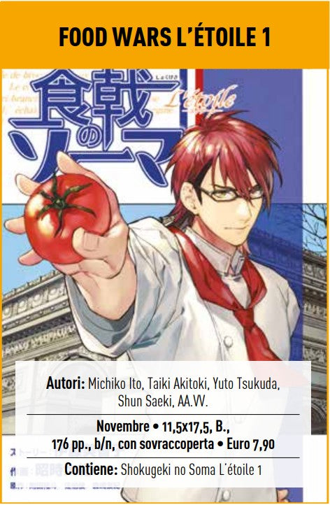 Food Wars – L’Etoile 1 – Panini Comics – Italiano