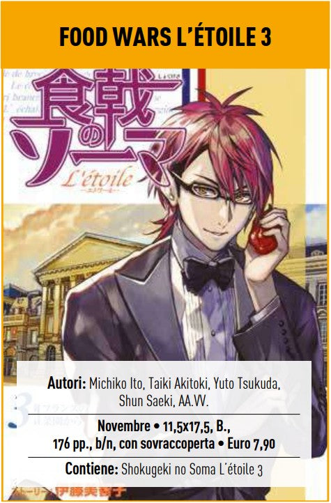 Food Wars – L’Etoile 3 – Panini Comics – Italiano