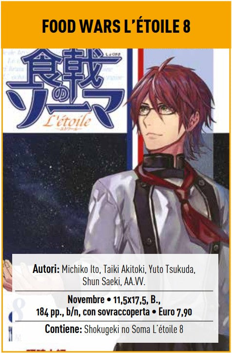 Food Wars – L’Etoile 8 – Panini Comics – Italiano