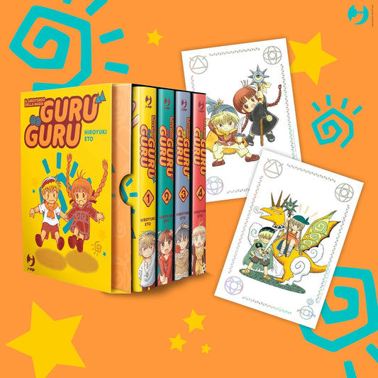 Guru Guru – Il Girotondo della Magia Cofanetto Box 1 (Vol. 1-4) – Jpop – Italiano