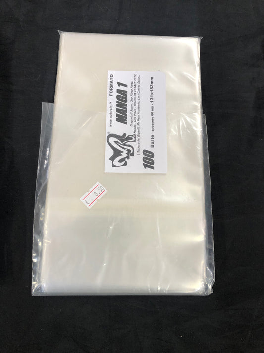 MANGA 1 131x183 mm WR BUSTE  100 Buste Protettive per fumetti
